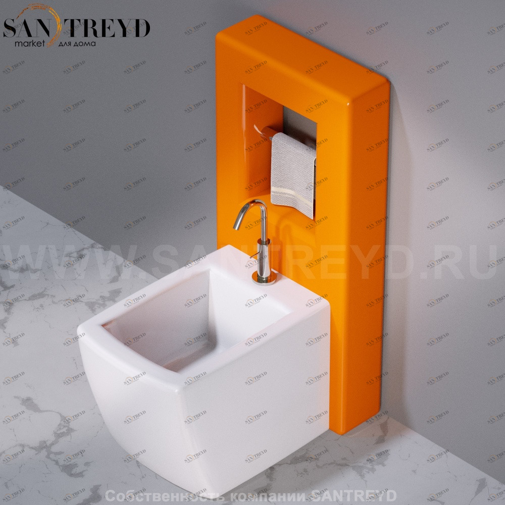 C302VX.114 Настенный керамический шкаф для биде напольное WALL A. e T. Italia AeT ITALIA