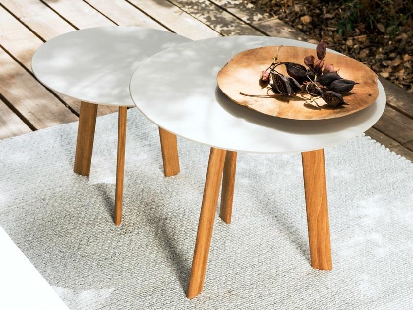 TRIBÙ Круглый садовый столик sun-id-1509842 - Вид №3