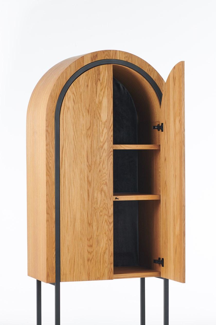 Milla & Milli Барный шкаф из массива дерева со встроенной подсветкой Offset sun-id-1345634 - Вид №4