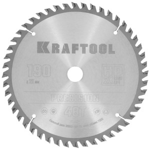 Диск пильный KRAFTOOL 36952-190-20 9107959