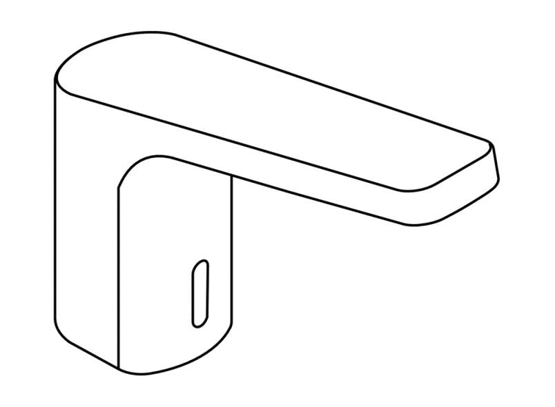 AQ1.12S21160 Сенсорный электронный кран HEWI System-Armaturen  - Вид №3