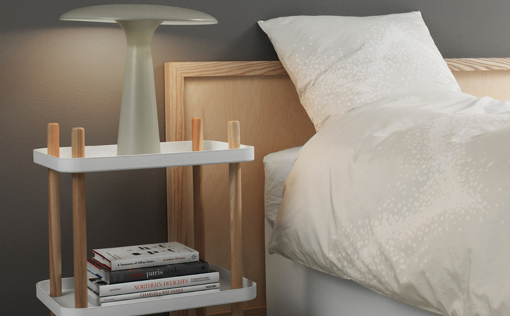 Сервировочный стол на колесиках Block 64х50х35 см, белый Normann Copenhagen 602202 - Вид №3