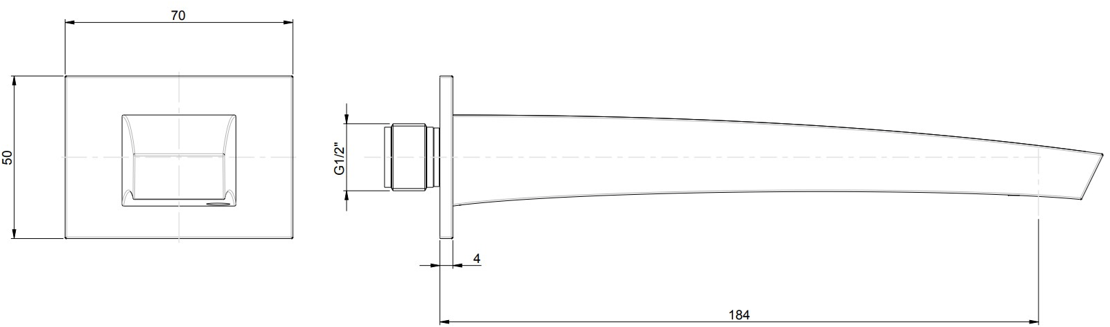 Rubinetterie Frattini Излив для ванны и подвесной умывальник sun-id-1507618 - Вид №1