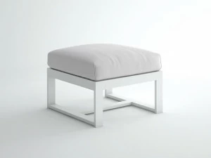 GANDIABLASCO Прямоугольный садовый пуф из ткани Dna