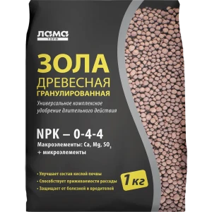 Зола древесная Лама Торф гранулированная 1кг