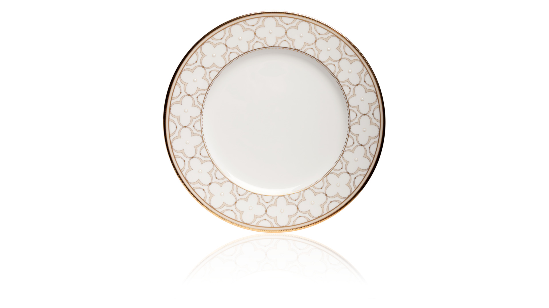 10647525 Noritake Сервиз столовый Noritake "Трефолио,золотой кант" на 6 персон 25 предметов Фарфор костяной  - Вид №6