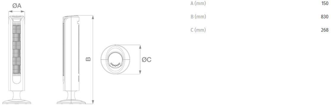 Vortice Напольный вентилятор Ariante tower 63020 - Вид №4