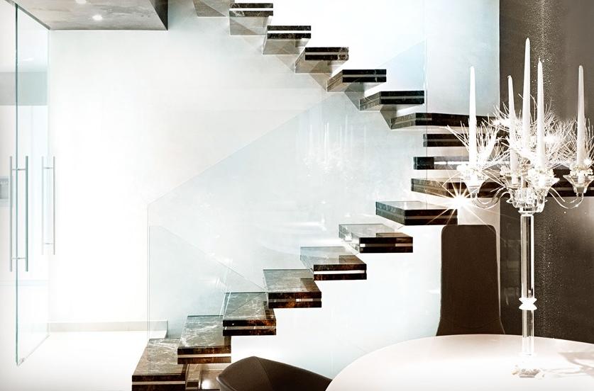 Officine Sandrini Открытая лестница из мрамора sun-id-1454961 - Вид №8