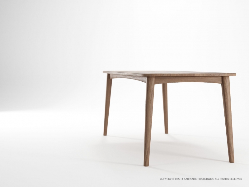 537_1070 Стол обеденный прямоугольный 200 Karpenter GRASSHOPPER - Вид №3