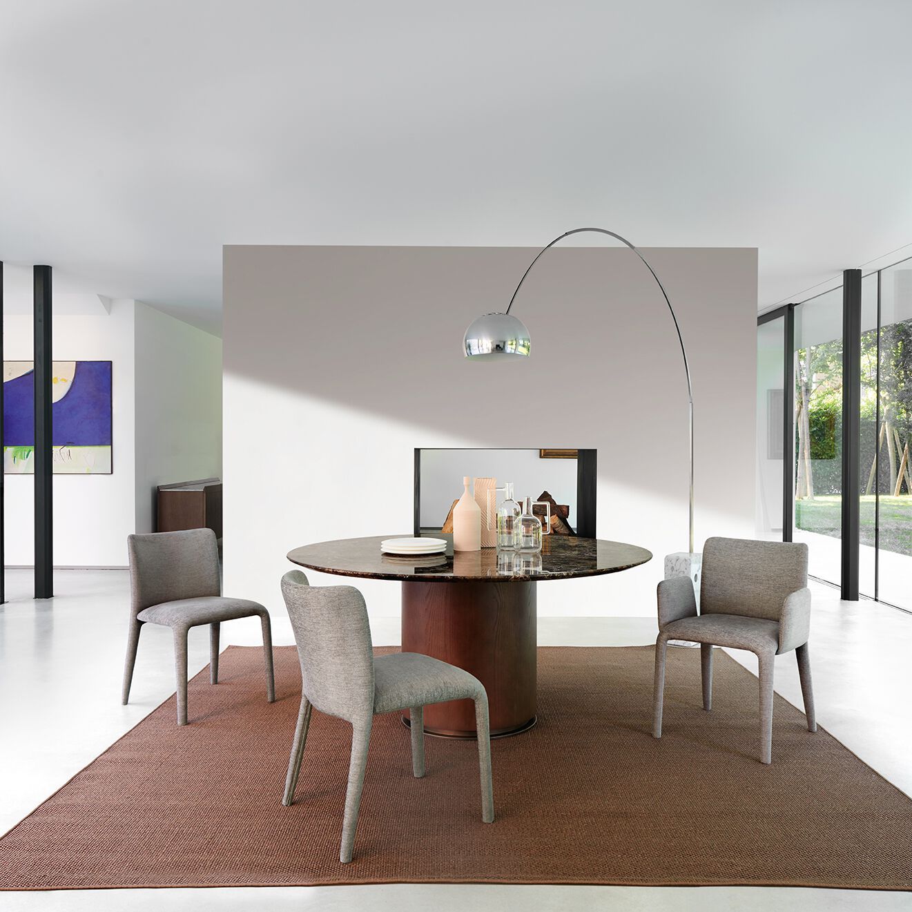 Мягкое тканевое кресло с подлокотниками Potocco ARCH-00062725 - Вид №1