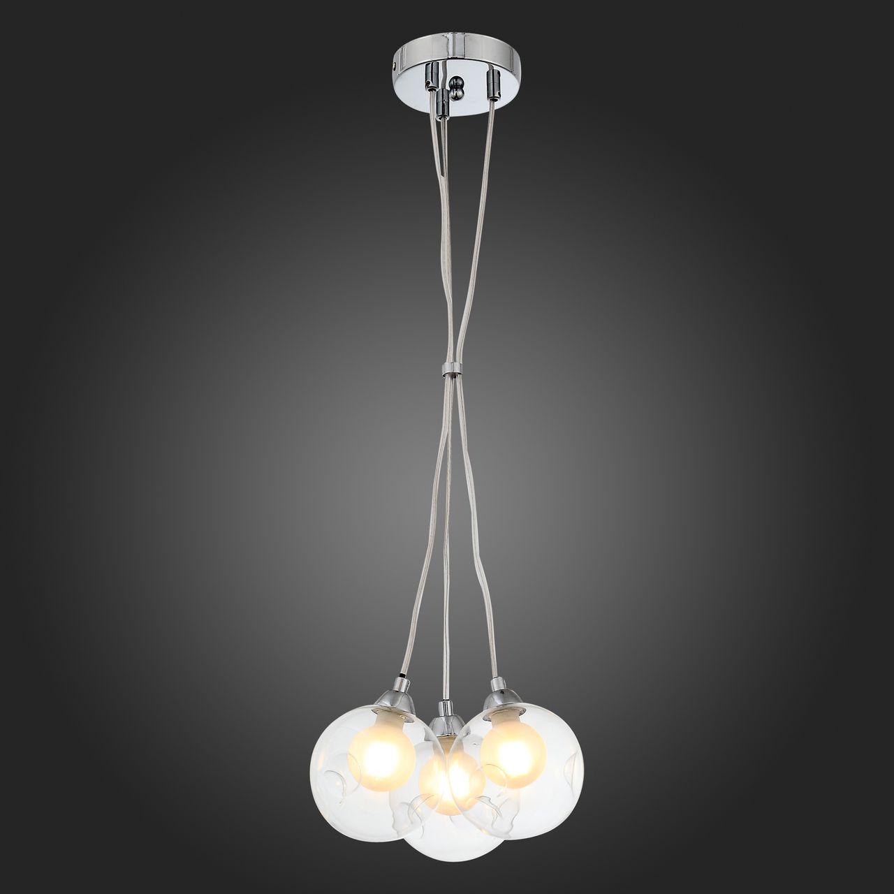 Подвесная люстра ST Luce Dualita SL431.113.03 ST LUCE DUALITA, ШАР 118210 Хром  - Вид №2