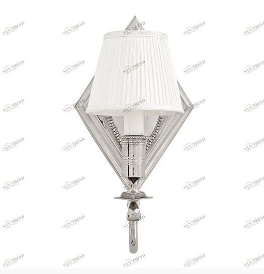 Бра Diamond Single от Eichholtz 107911 EICHHOLTZ EICHHOLTZ 059755 Белый;никель 