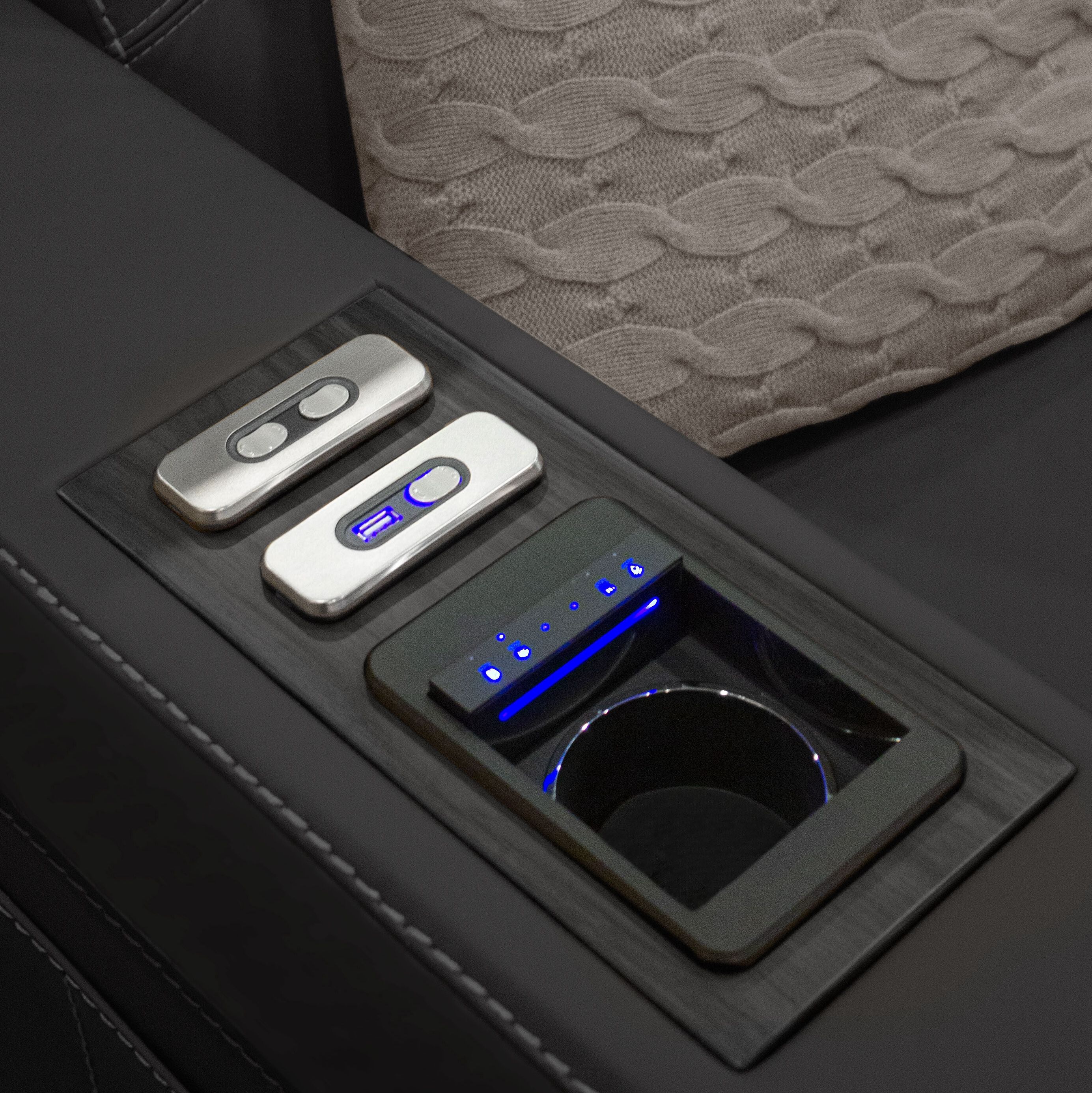 Кожаное кресло для домашнего кинотеатра Wayne Enterprises Home Collection WE-176 ARCH-00104750 - Вид №7