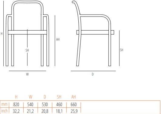 Wiener GTV Design Стул Bentwood с подлокотниками sun-id-1403176 - Вид №14
