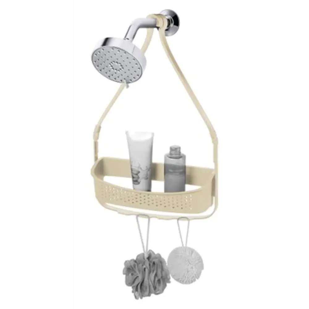 Полка для ванной прямоугольная Raindrops W5682-1 одноярусная 32 см цвет ваниль Полка 1-ая STLM-2125934