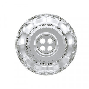 3008 MM18 Пуговица Crystal 28 18 мм белый (001) Сваровски