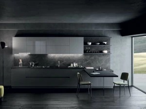 Febal Casa Кухня из меламина с полуостровом