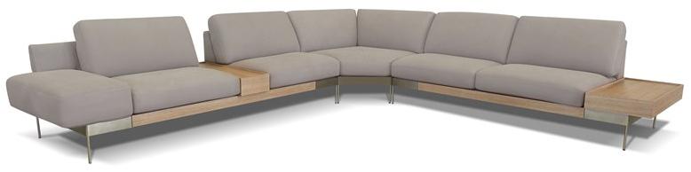 Rossini Sofas Кожаный угловой диван с вещевым ящиком sun-id-1515941 - Вид №8