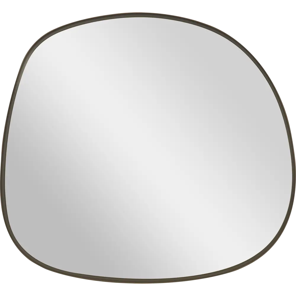 Зеркало для ванной Omega Glass Агат 80x83 см цвет серый STLM-2030793 - Вид №4