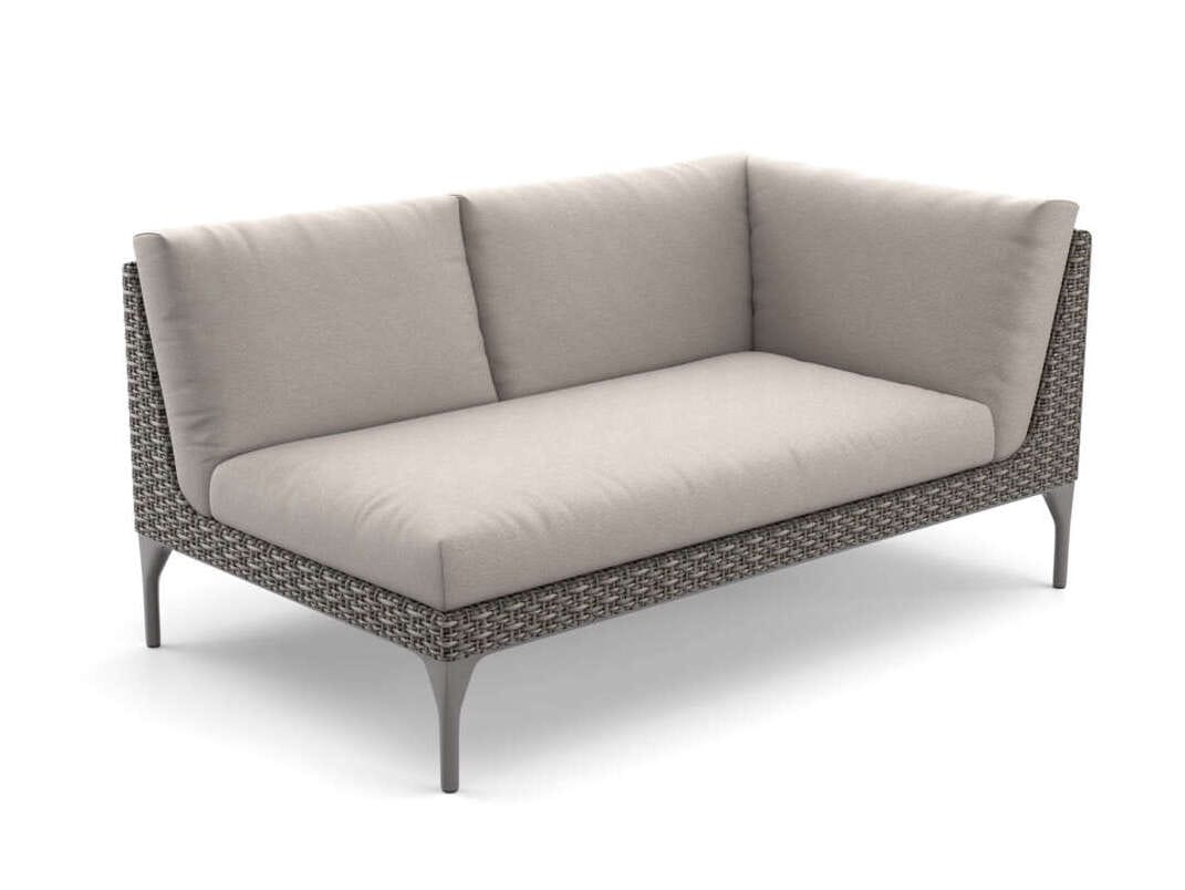 2-местный тканевый садовый диван DEDON MU ARCH-00052286 - Вид №1