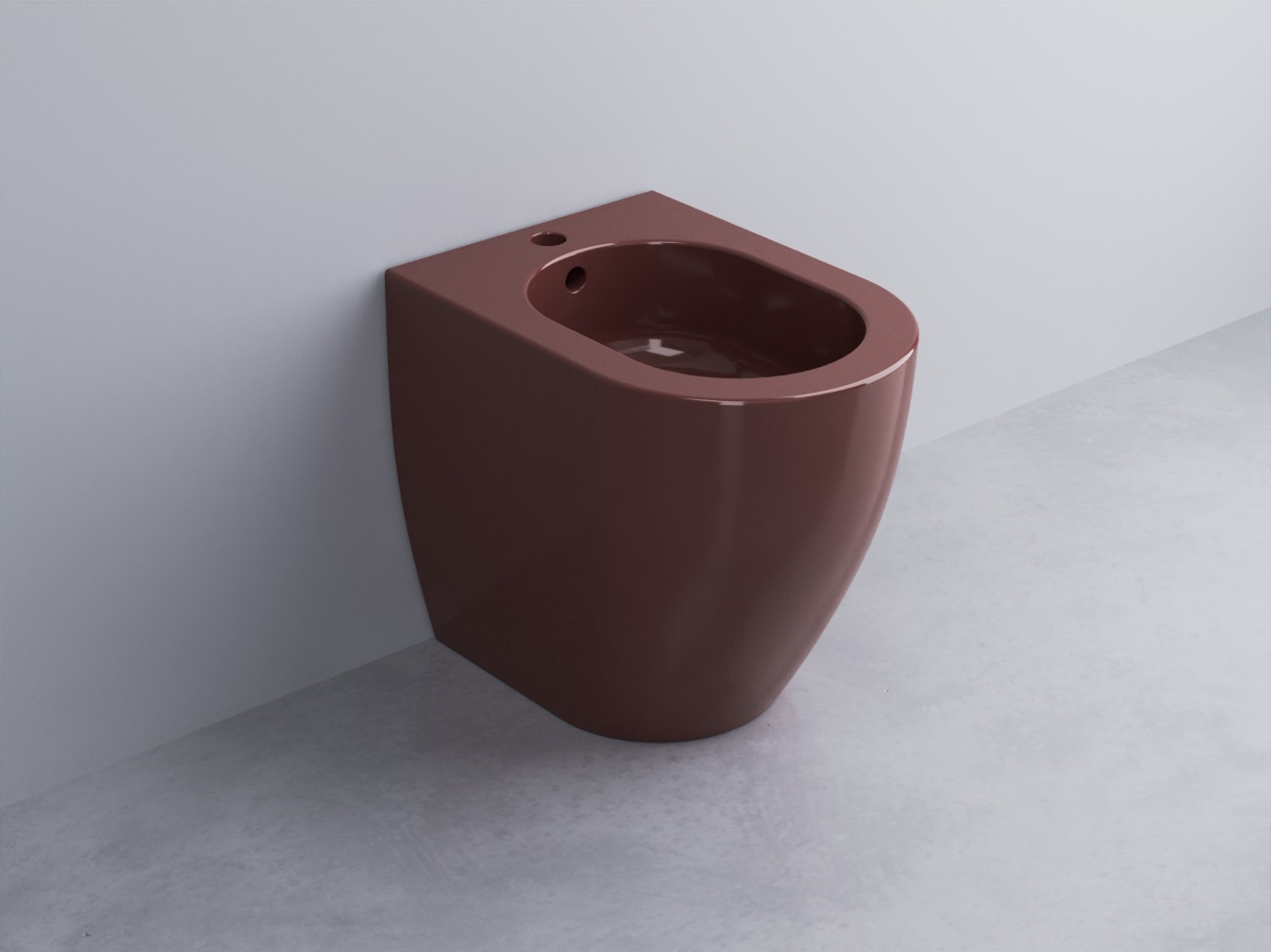 SMBIDR-CO Биде напольное с одним отверстием под смеситель Mini 48 cielo Smile Ceramica Cielo