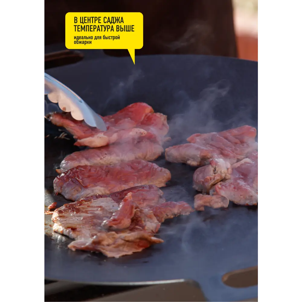 Чугунная сковорода-садж Santreyd для жарки на углях и газе 83723315 STLM-0043767 - Вид №10