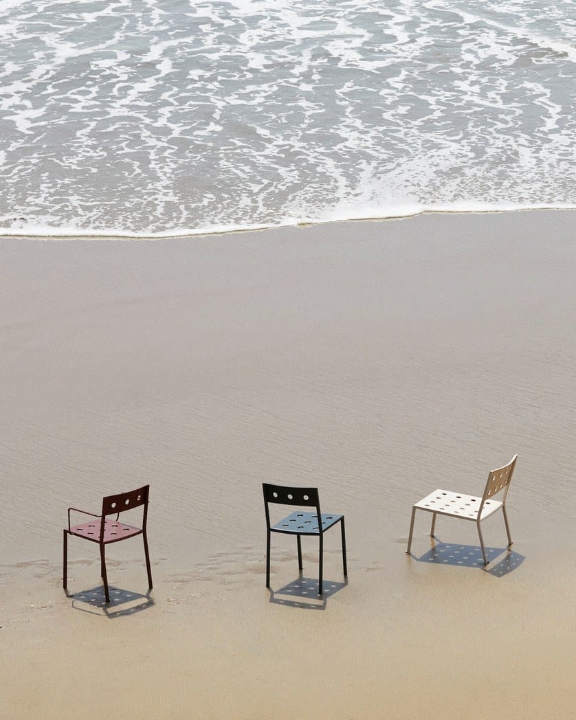 Стальной стул с порошковым покрытием с открытой спинкой Hay балкон ARCH-00152024 - Вид №9