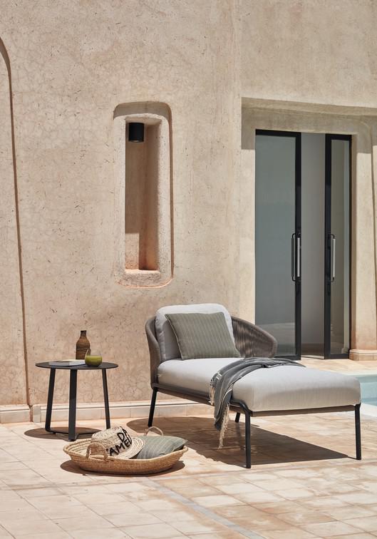 MNST571 Шезлонг лава серебро Manutti Radius - Вид №11