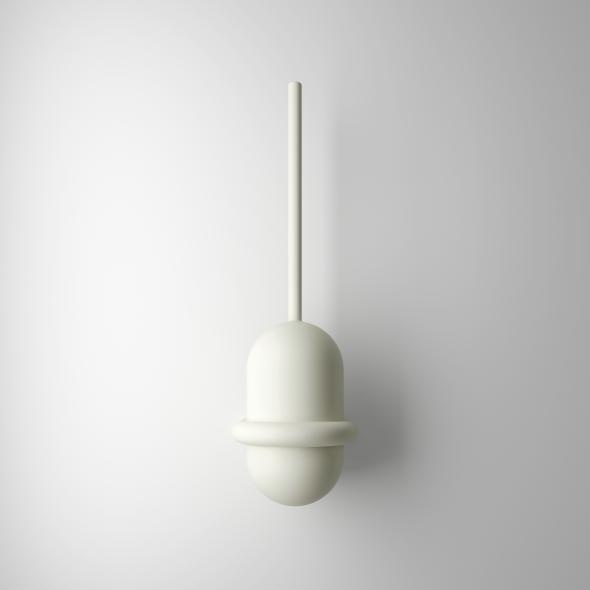 477.20B100 Набор туалетных щеток HEWI Edition matt | Polyamid  - Вид №10