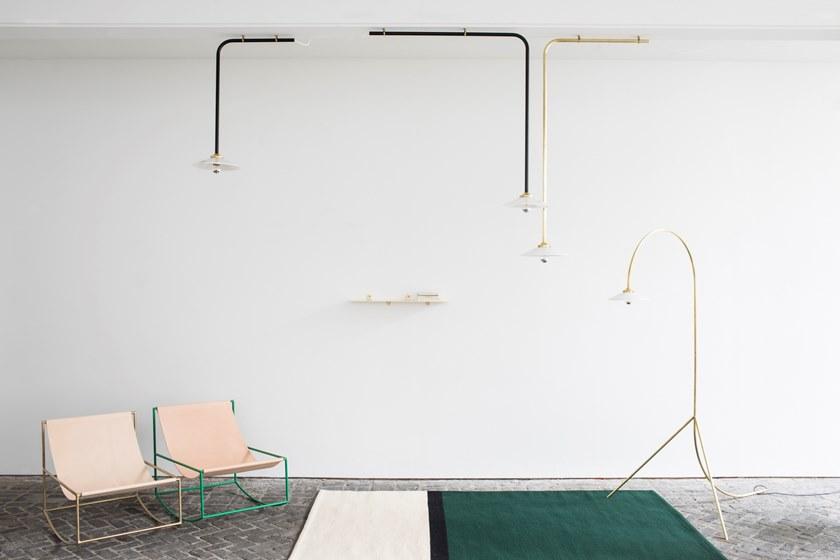 valerie_objects Кресло-качалка из латуни с подлокотниками  V9018019  - Вид №15