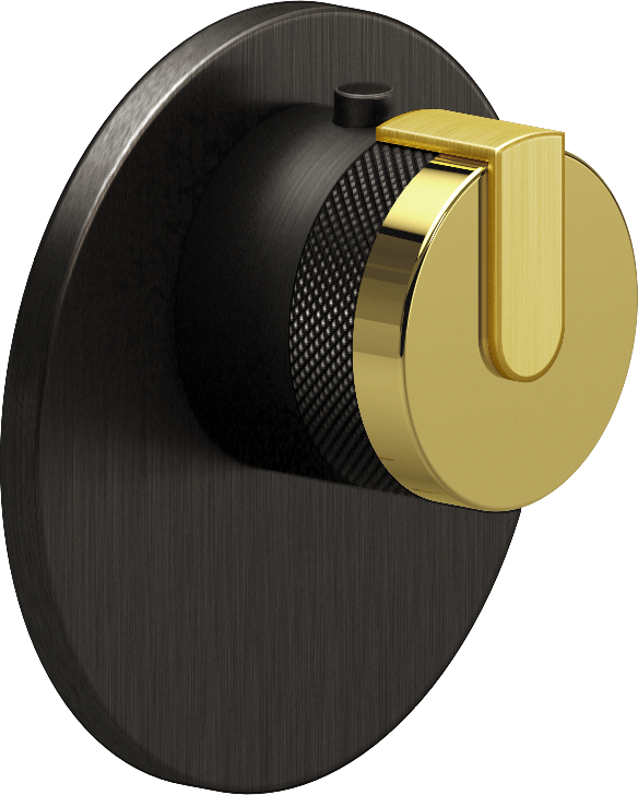E-8027-R1AUE-L1BB-BOX-T Термостатический переключатель 3/4-Внешняя часть GRAFF MOD+