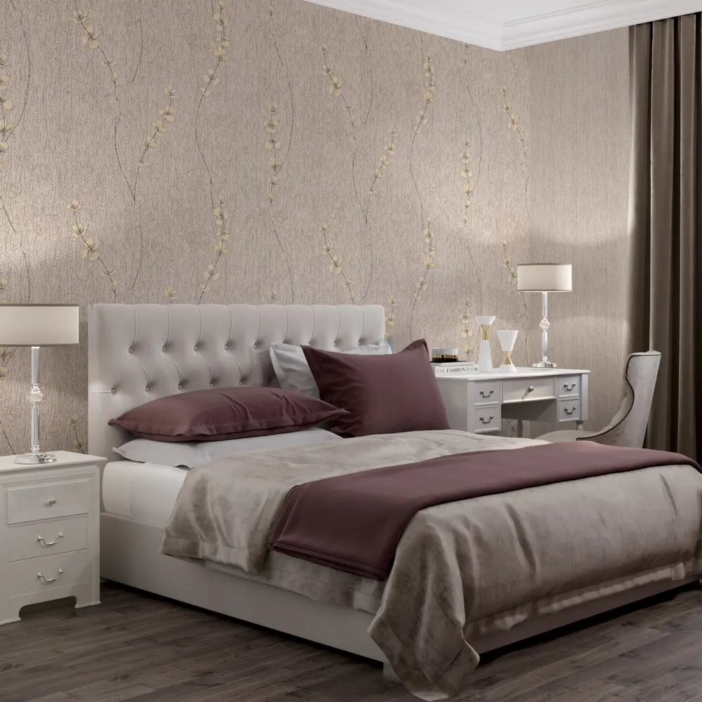 Обои флизелиновые Палитра Sakura бежевые 1.06 м 7136-28 82474603 STLM-2141855 - Вид №3