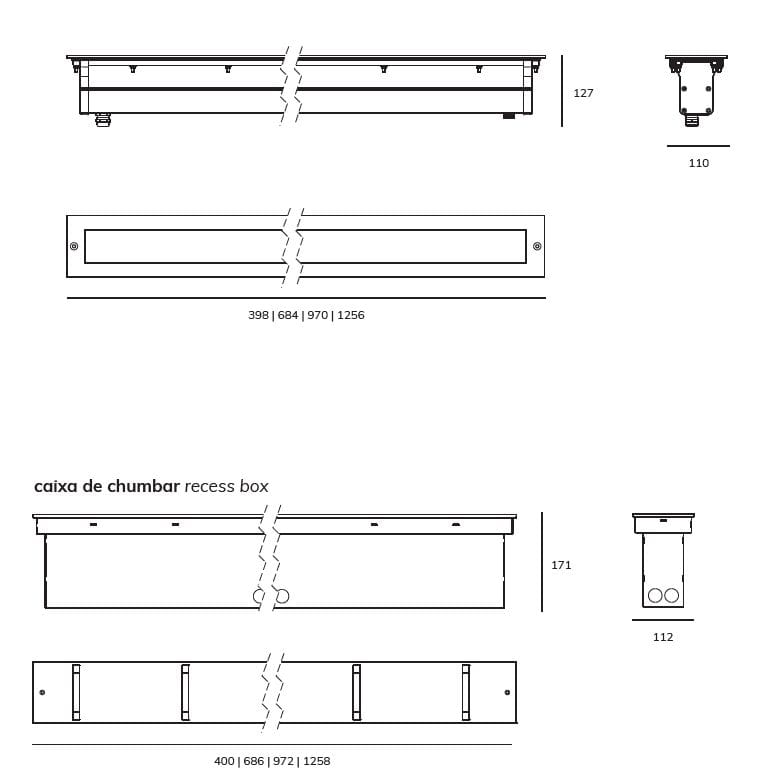 Наружный анодированный алюминиевый светодиодный маркер Exporlux ATREX PV EN ARCH-00052107 - Вид №3
