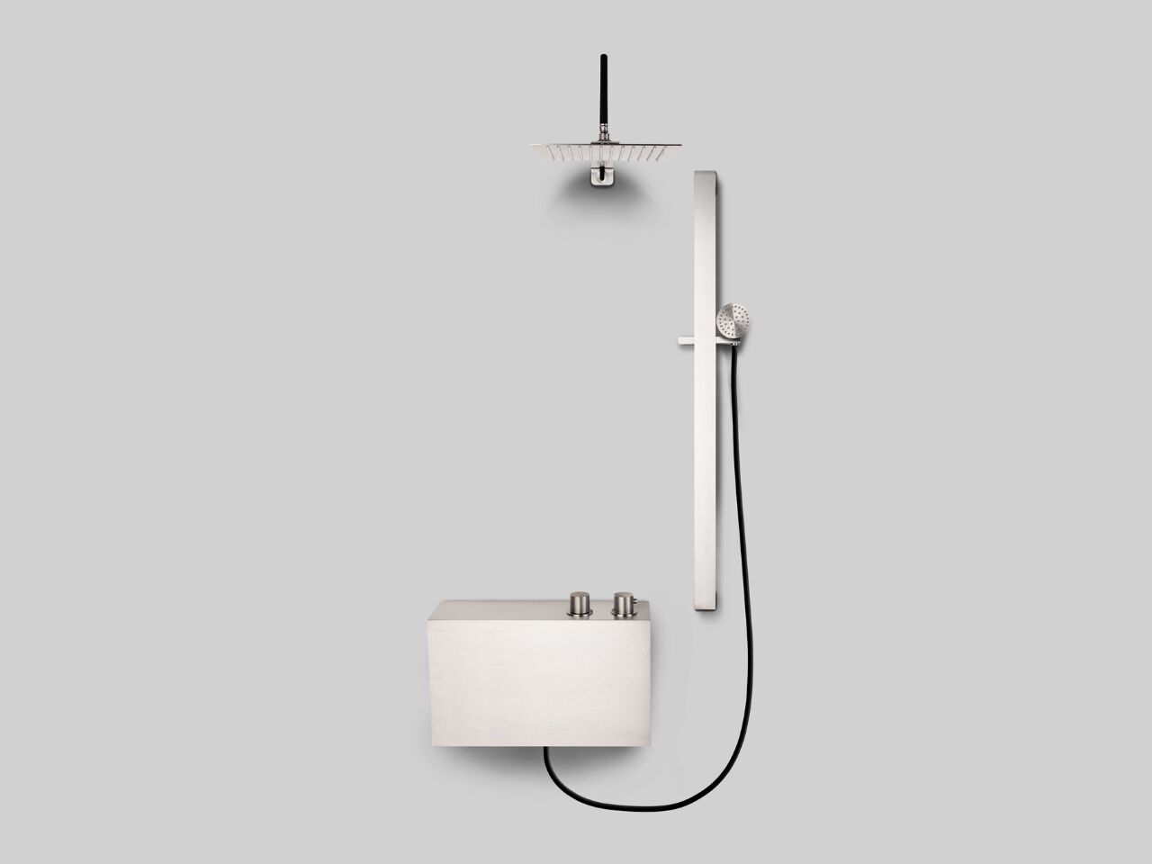 Стержень из нержавеющей стали с ручным душем Cropelli Alyssia ARCH-00026928 - Вид №3