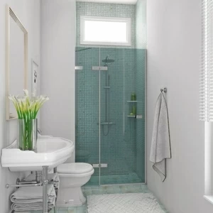 Душевая дверь в нишу 90x200 GK-862A стекло прозрачное 6 мм GUTEWETTER TREND DOOR