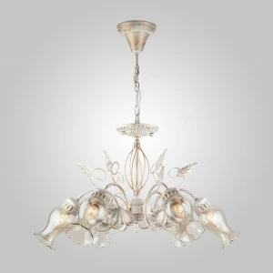 Подвесная люстра Eurosvet Афелия 60021/6 белый с золотом EUROSVET АФЕЛИЯ 187727 Белый