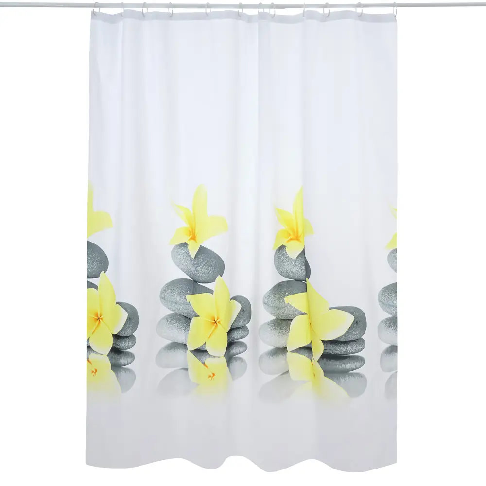Штора для ванной комнаты «Yellow Orchid» 180х180 см цвет белый 17942504 STLM-2110457 Santreyd Без серии - Вид №1