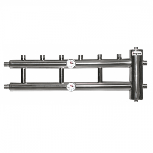 Купить Распределительный коллектор с гидрострелкой 120 кВт, 3+1 контур Прокситерм GSK4031 - Вид №5