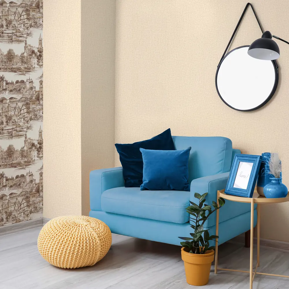 Обои флизелиновые Wall Decor бежевые 1.06 м 75072-28 85330669 STLM-2144490 Амстердам - Вид №3