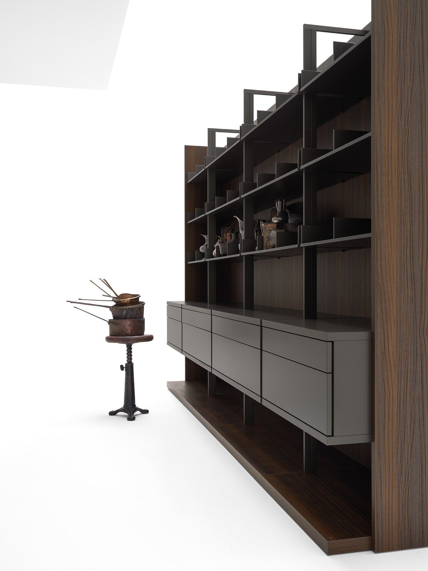 Деревянная секционная гардеробная Caccaro кабина ARCH-00095268 - Вид №3