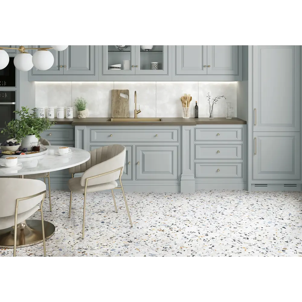 ALMA CERAMICA Terrazzo: керамогранит с ректифицированными краями 57×57 см 86711030 STLM-0070927 - Вид №5