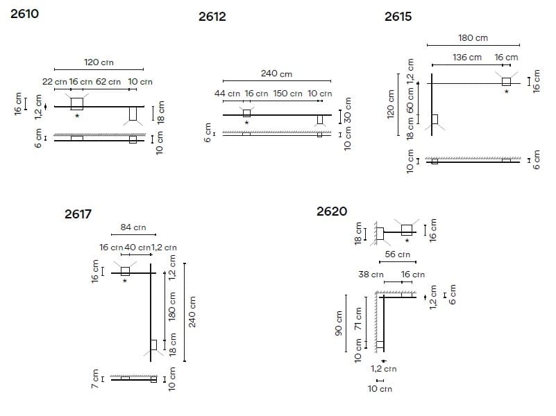 Алюминиевый светодиодный настенный светильник Vibia Structural ARCH-00107260 - Вид №5