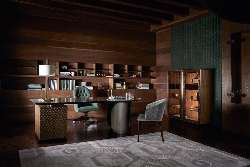 OPERA CONTEMPORARY Прямоугольный деревянный стол с ящиками  48003/n  - Вид №1