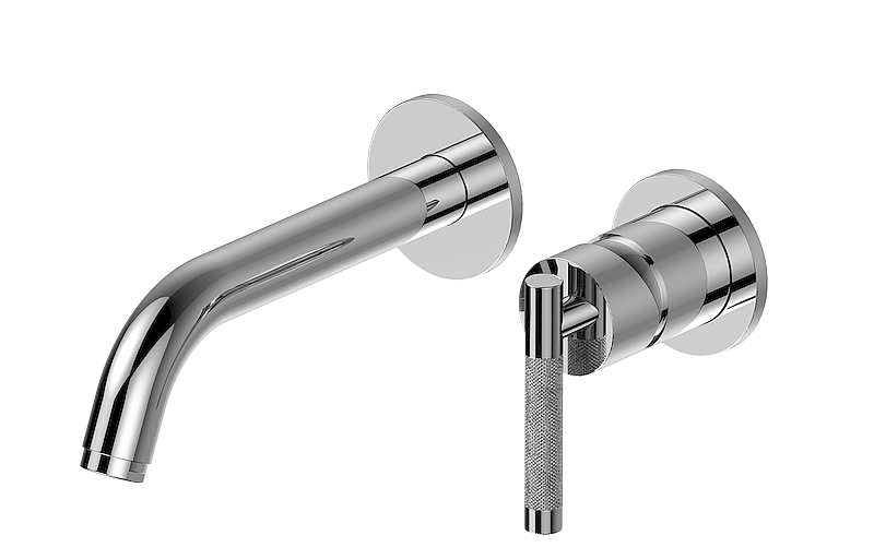 E-6135-LM57W-T Wall-mounted basin mixer with 19cm spout - Trim only GRAFF Harley