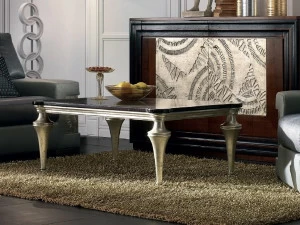 Cantiero Прямоугольный журнальный столик из листового серебра Étoile day Et024/ar