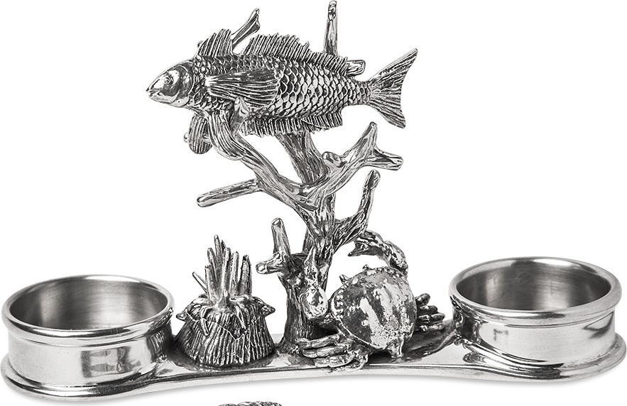 10566944 Wutschka Солонка и перечница "Морской мир" Олово 