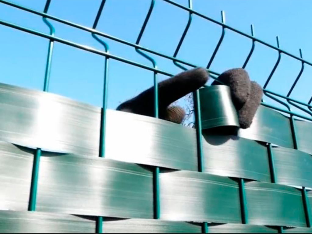 Заборная лента серая 48 мм ГеоПластБорд GPBST-172 - Вид №3