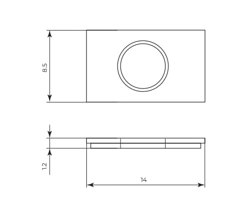 Полка для ванной комнаты Corian® Gaia Mobili Complements ARCH-00146582 - Вид №5