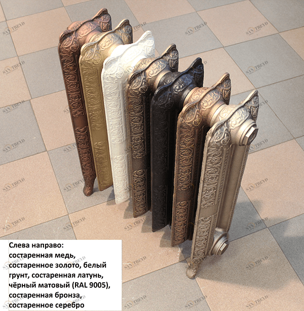 Чугунный радиатор Demir Dokum Historic 350 15 секций 7348