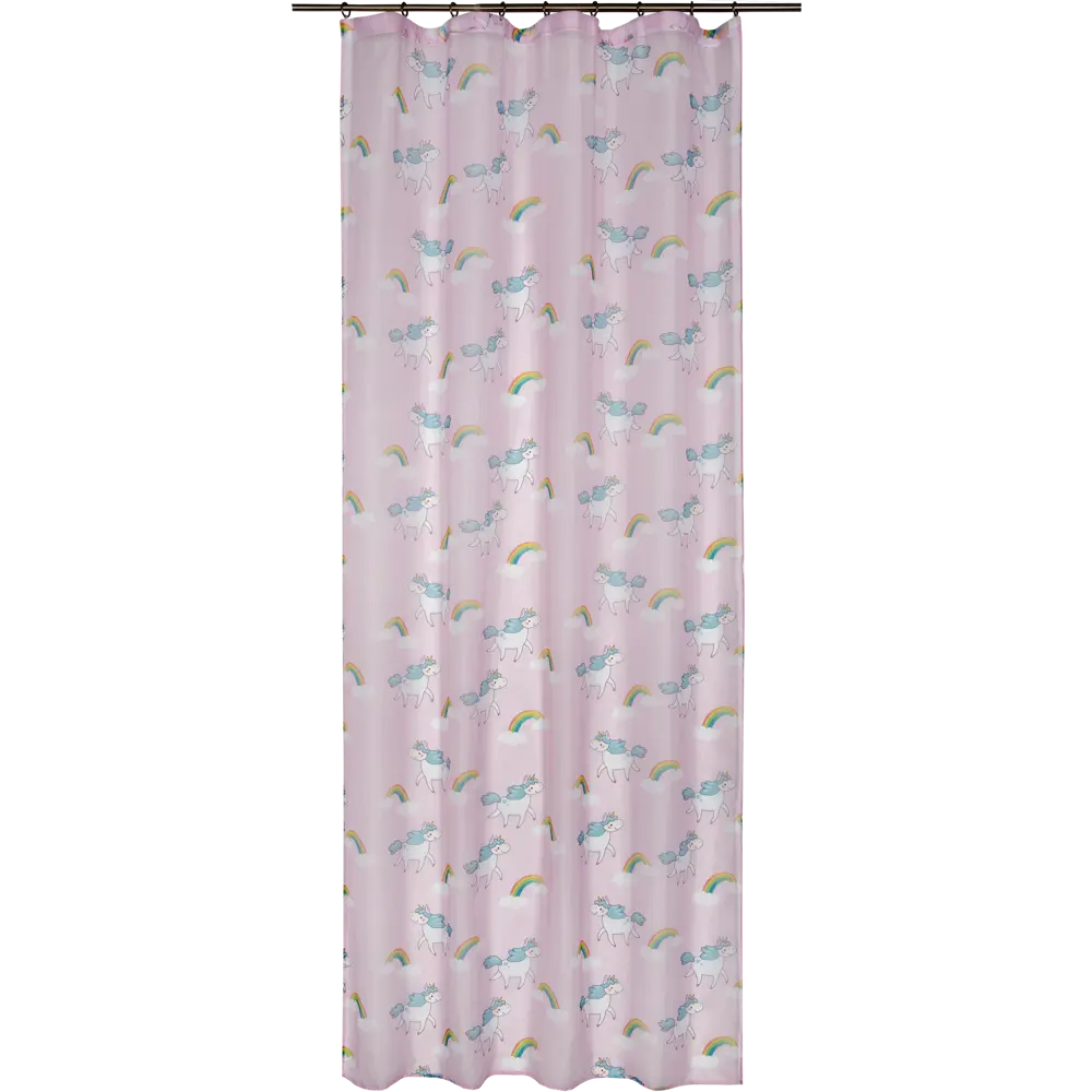 Тюль на ленте Единорог 250х260 см цвет розовый SEASONS STLM-2015587